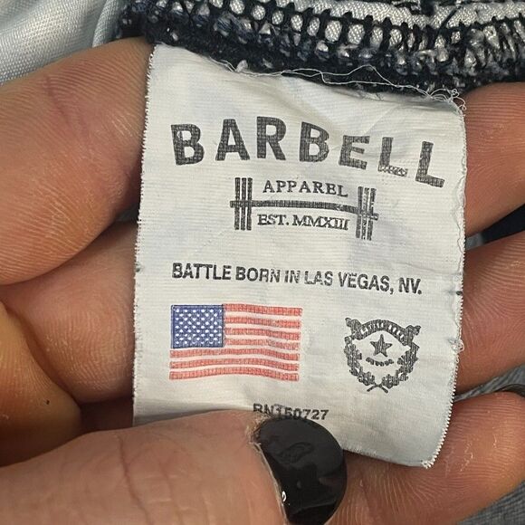 Barbell Apparel Jeans Mens 32 (Fits 30x32) Blue Athletic Fit Dark Wash Stretch - Picture 6 of 16